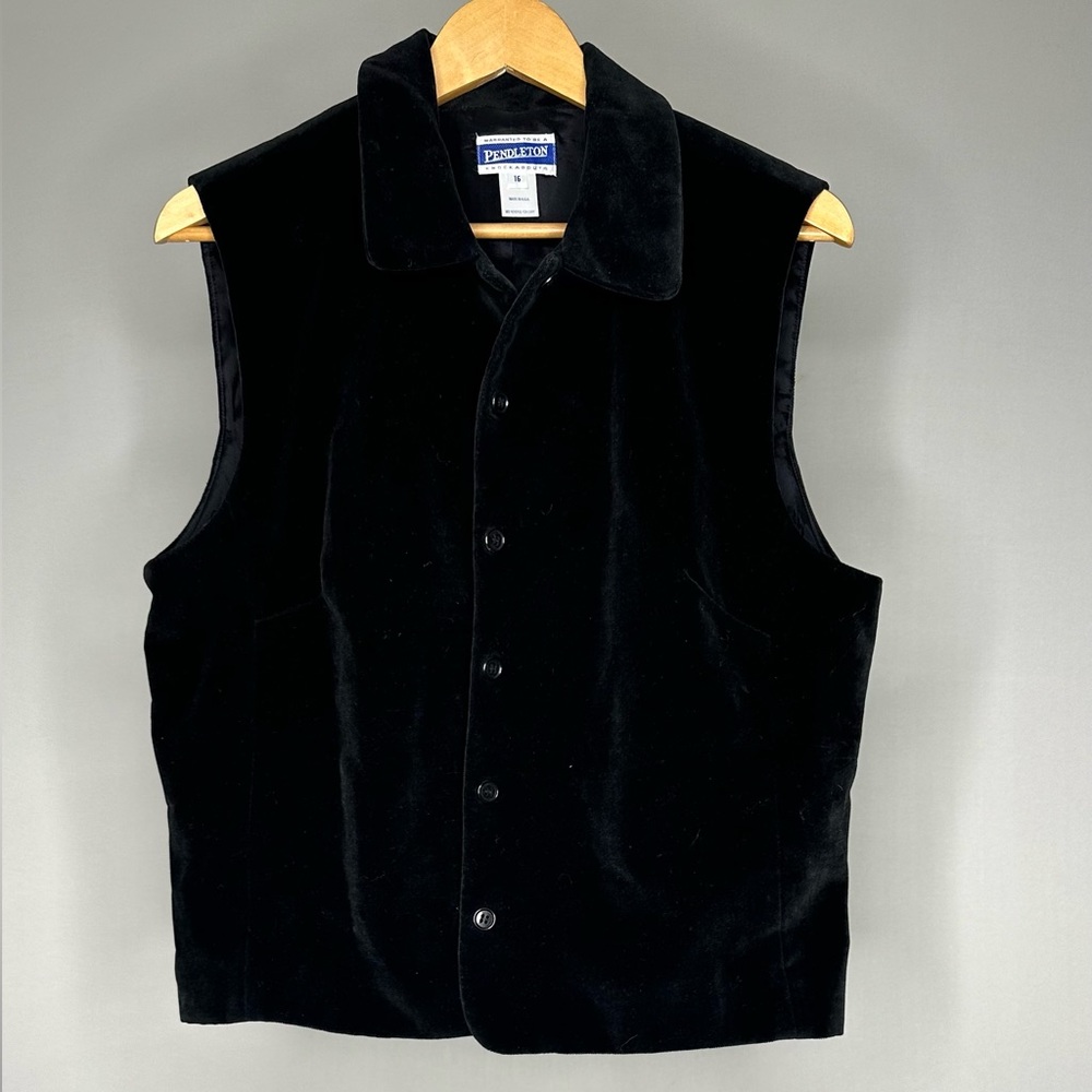 Pendleton Black Vest - image 1